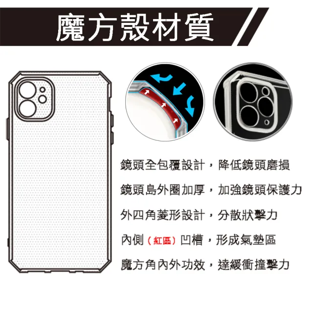 【KnowStar】iPhone 系列 鏡頭全包覆彩鑽防摔魔方軍規手機殼-蘭亭序(i16ProMax/i15Pro/i14Pro/i13/i12/i11)