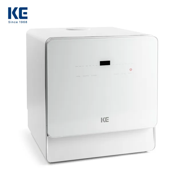 桌上型洗碗機 KDW-236W(6人份免安裝洗烘碗機、最高溫80度C、UV殺菌)