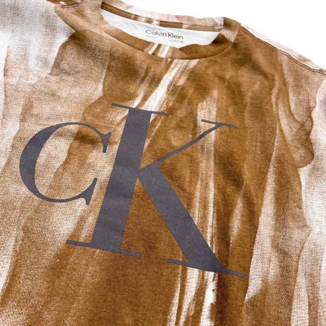 【Calvin Klein 凱文克萊】暈染 長T 現貨 薄長袖 大尺碼 CK長袖 T恤 平輸品(CK長袖)