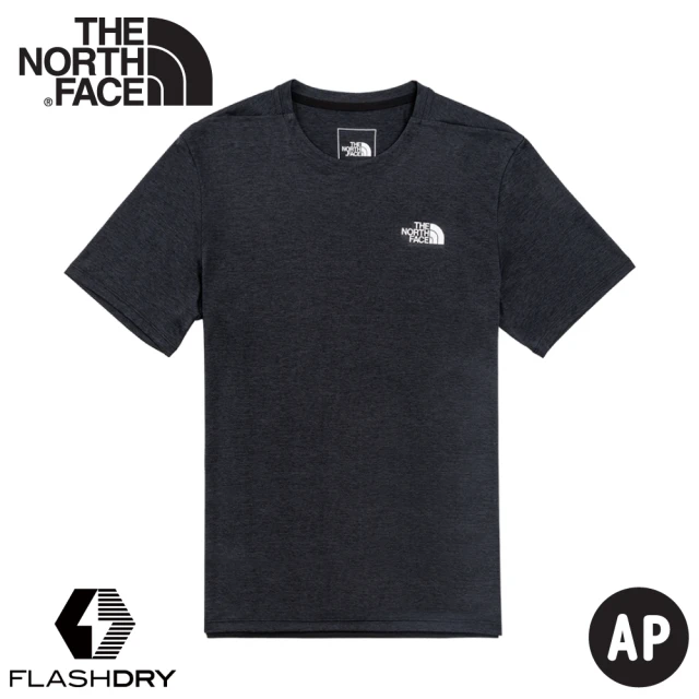 The North Face 男 排汗透氣短T《黑》536Q/排汗快乾/運動衣/圓領衣/休閒衣(悠遊山水)