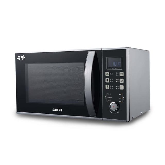 【SAMPO 聲寶】天廚25公升微電腦燒烤微波爐(RE-N825TG)