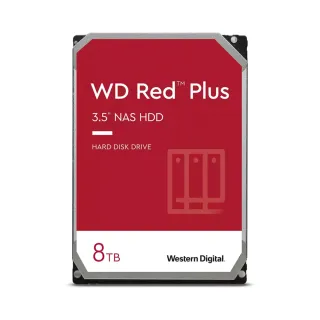 【WD 威騰】WD80EFPX 紅標Plus 8TB 3.5吋NAS硬碟