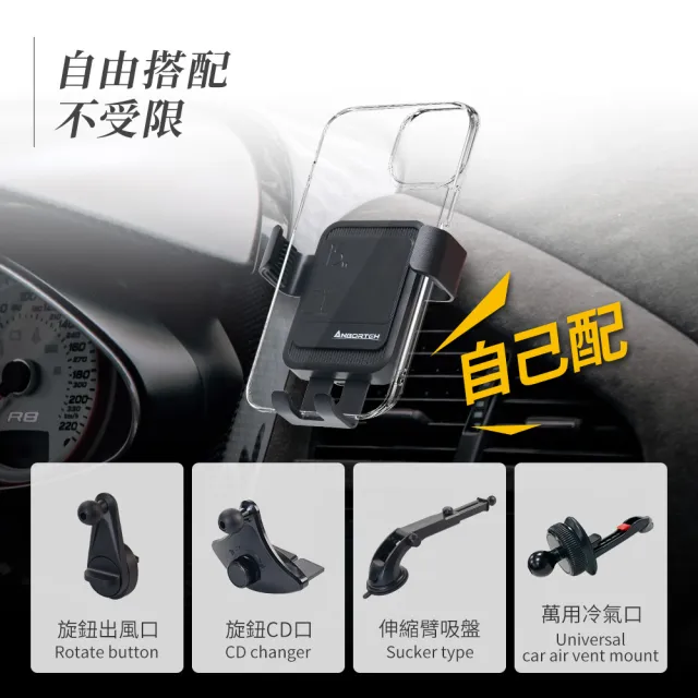 【Digidock】手機架專車款底座 T3Y-02M 特斯拉Model3/Y出風口支架(車麗屋)