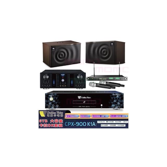 【金嗓】K1A+OKAUDIO DB-8AN+ACT-869+JBL MK10(6TB點歌機+綜合擴大機+無線麥克風+卡拉OK 懸吊式喇叭)