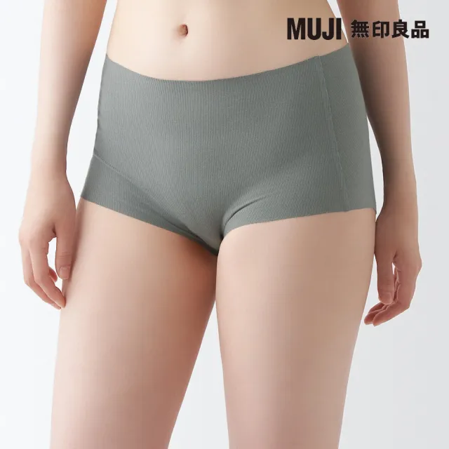 【MUJI 無印良品】女棉混舒適螺紋內褲(共4色)