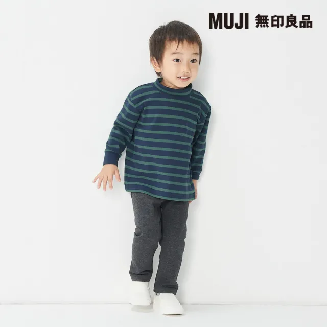 【MUJI 無印良品】幼兒起毛柔滑半高領長袖T恤(共6色)