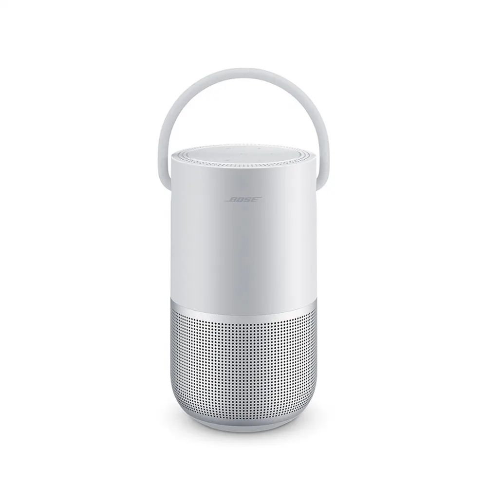 【BOSE】360°全方向聲音 防潑水 可通話 提把可攜式WiFi、藍牙揚聲器 銀色