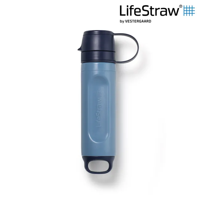 【LifeStraw】Peak 頂峰生命淨水吸管 SOLO｜山藍(過濾髒水 濾水 登山 健行 露營 旅遊 急難 求生)