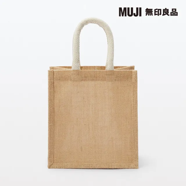 【MUJI 無印良品】黃麻購物袋A6(原色)