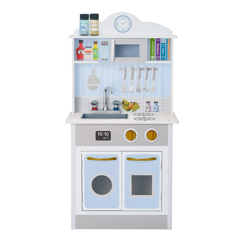 【Teamson】馬德里木製家家酒兒童廚房玩具(三色)