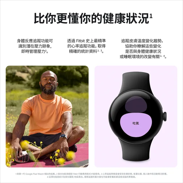 Google】Pixel Watch 2 藍牙/WiFi(鋁製錶殼/運動錶帶) - momo購物網