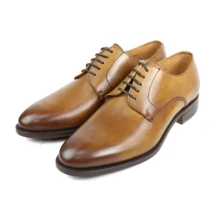 【Berwick】西班牙刷色手工綁帶德比鞋 棕色(B3011-CUE)