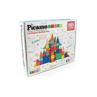 【PicassoTiles】磁力積木101片(玩具/積木/3歲以上)
