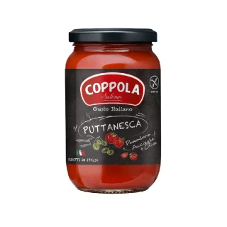 【Coppola】無加糖鯷魚橄欖番茄麵醬 350gx1罐