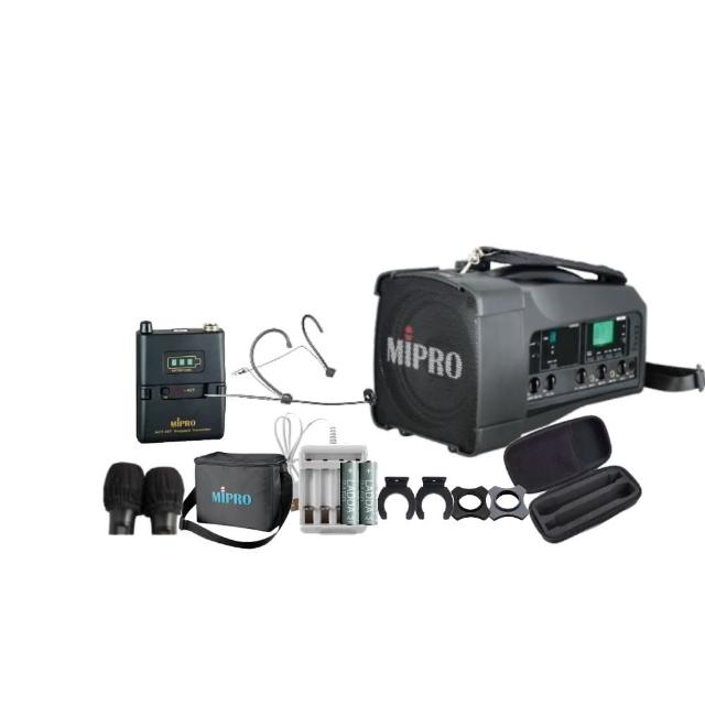 【MIPRO】MA-100 單頻5.8G無線喊話器擴音機(手持/領夾/頭戴街頭藝人學校教學會議場所/音響設備)