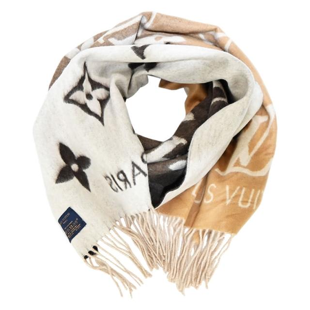 路易威登經典 LOGO 樣式 Cashmere 漸層長圍巾，採用高質感 Cashmere 材質，溫暖舒適，適合秋冬穿搭。設計簡約大方，帶有 REYKJAVIK 系列特色，展現品牌高階時尚風格。長度適中，可多種圍法，是秋冬時尚配飾的首選。