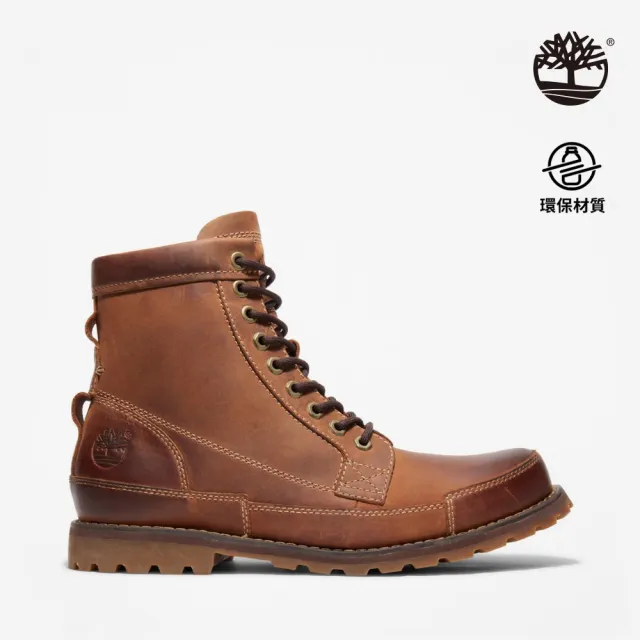 【Timberland】男款中棕色磨砂革6吋靴(15551210)