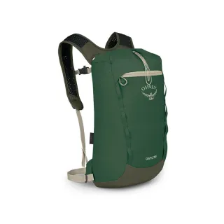 【Osprey】Daylite Cinch 15L 輕便多用途後背包 綠色樹冠/溪流(日常背包 旅行背包 休閒後背包 運動背包)