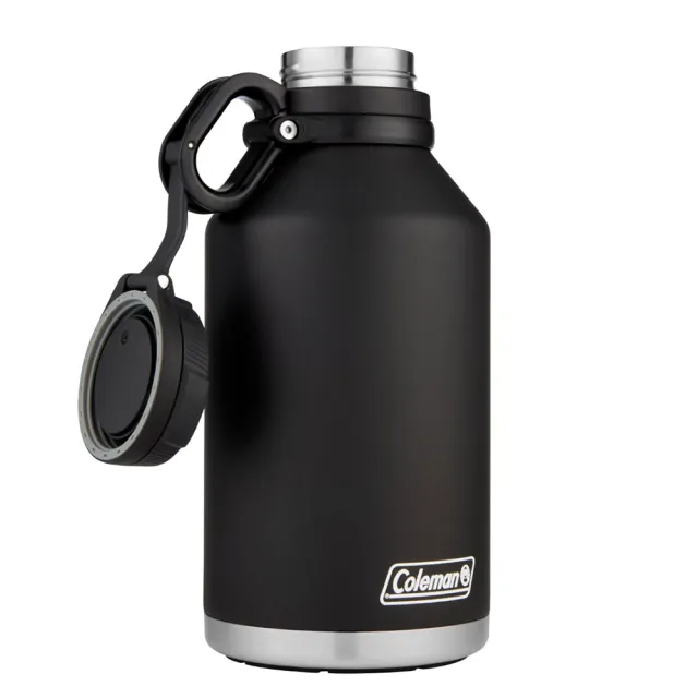 【Coleman】GROWLER不鏽鋼保溫水壺1.89L / 黑 / CM-49797(保溫瓶 不鏽鋼瓶 啤酒壺 水壺)