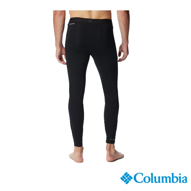 【Columbia 哥倫比亞 官方旗艦】男款-Omni-Heat鋁點保暖快排內著長褲-黑色(UAM80640BK/HF)