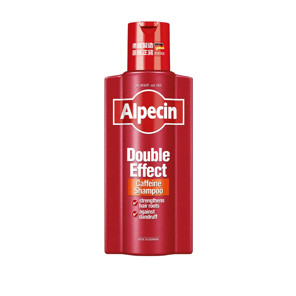 【Alpecin官方直營】雙效咖啡因抗頭皮屑洗髮露375ml