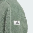 【adidas 愛迪達】ST GF BOA JKT 男女 立領 外套 運動 休閒 羔羊毧 保暖 舒適 綠(IQ1368)