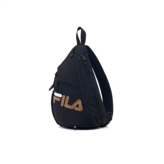 【FILA官方直營】率性簡約單肩包-黑色(BPY-1103-BK)