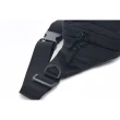 【FILA官方直營】極簡素色腰包-黑色(BWY-1100-BK)