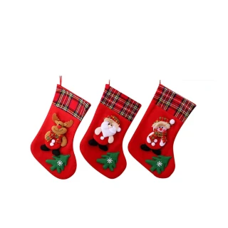 【1Z Life】可愛許願聖誕襪-紅色款大號(聖誕襪 聖誕用品)