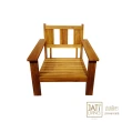 【吉迪市柚木家具】柚木實木典雅造型沙發/單人椅 ETLI006C(簡約 禪意 中國風 仿古 低調 沉穩)