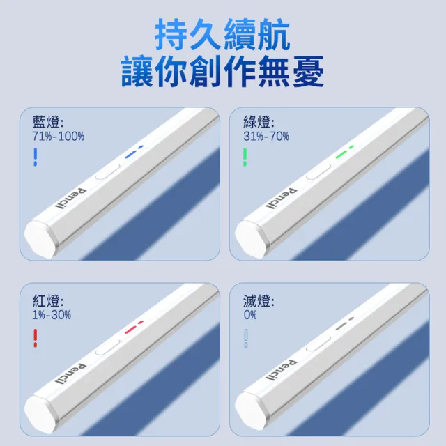 【ANTIAN】Apple pencil磁吸觸控筆(蘋果/安卓通用)