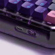 【MelGeek】Mojo68 霓虹透明機械鍵盤(68鍵/Gateron 茶軸/三模/英文)