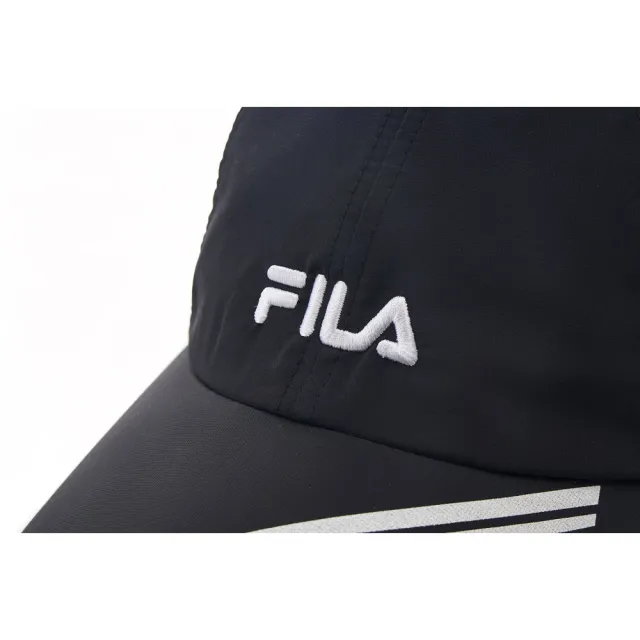 【FILA官方直營】吸濕排汗運動帽-黑色(HTY-1004-BK)