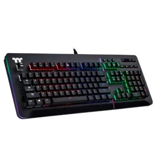 【Thermaltake 曜越】Level 20 RGB Cherry MX 機械式青軸電競鍵盤(KB-LVT-BLBRTC-01)