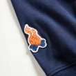 【EDWIN】女裝 露營系列 富士山營地BOX LOGO厚長袖T恤(丈青色)