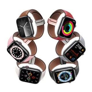 【DUX DUCIS】Apple Watch  42/44/45/49mm  YA 真皮錶帶
