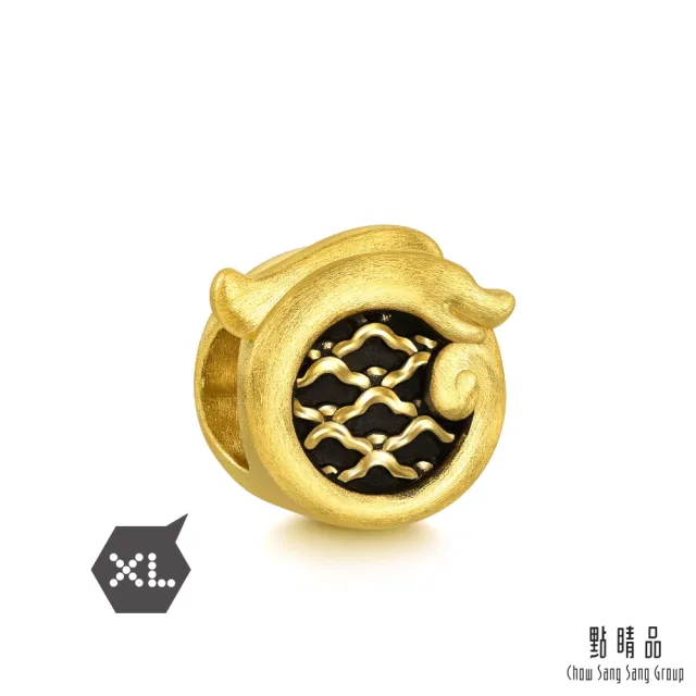 【點睛品】Charme XL 龍紋轉運珠 黃金串珠