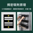 【KOKOYI】北歐強力磁吸免安裝無痕三層廚房冰箱收納架(無痕收納 置物架 紙巾架)