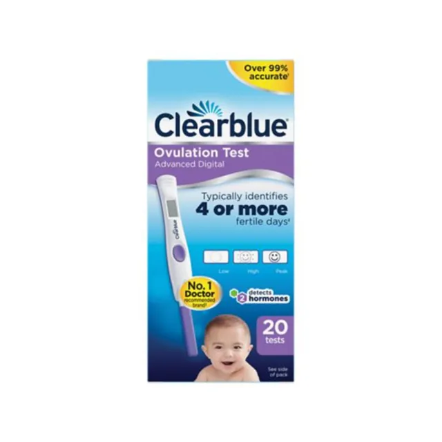 【Clearblue 速必得】第二代排卵檢測試筆(1支電子測試筆+20支測試棒)