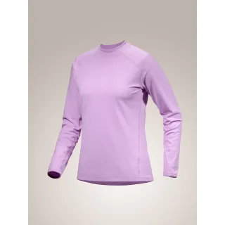 【Arcteryx 始祖鳥官方直營】女 Motus 長袖圓領衫(波光紫)