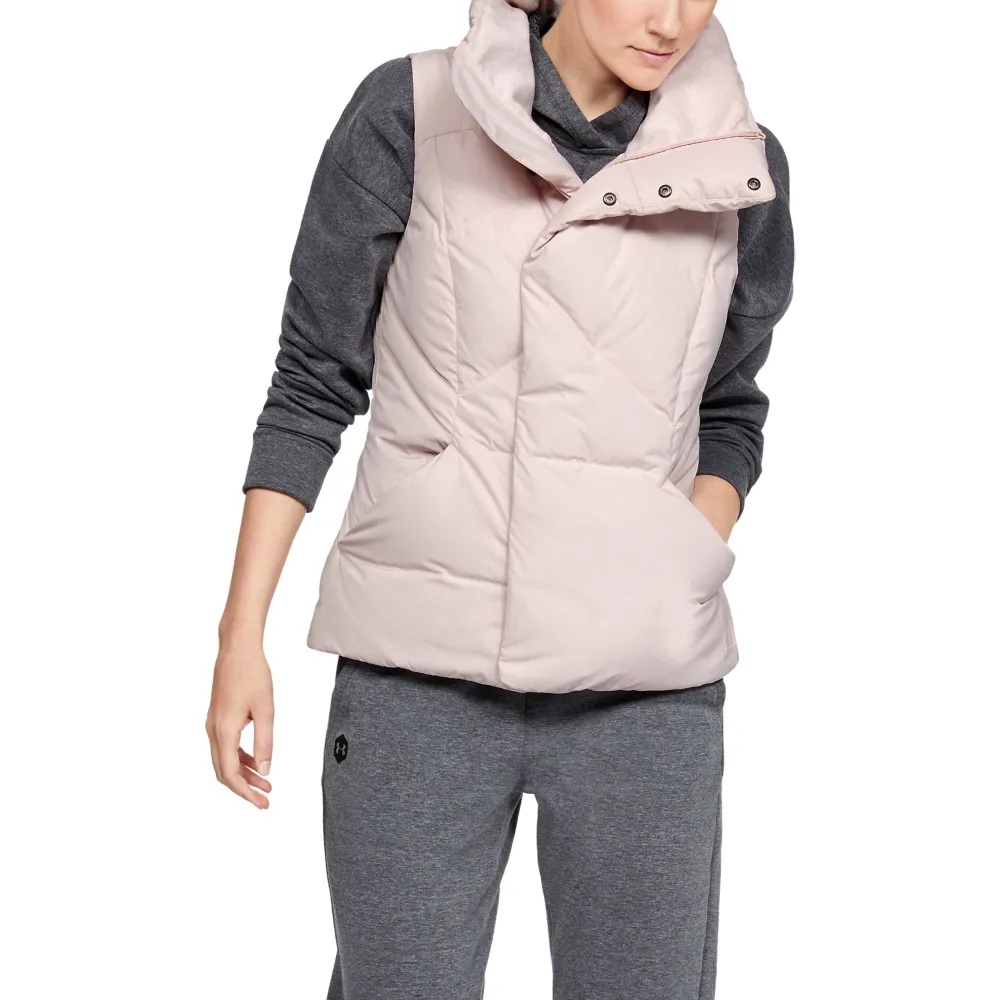 【UNDER ARMOUR】UA 女 Sportstyle羽絨背心_1342793-675(粉)