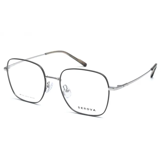 【SEROVA】輕盈鈦系列 方框光學眼鏡(共4色#SP1028)