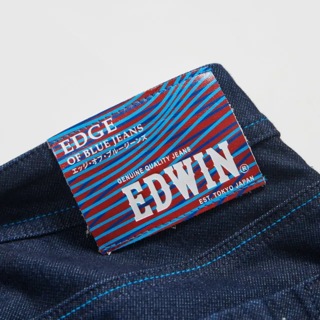 【EDWIN】男裝 加大碼 JERSEYS迦績 急速窄管小直筒牛仔褲(原藍色)