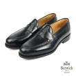 【Berwick】經典手工素面商務便士樂福鞋 黑色(B9628-BL)