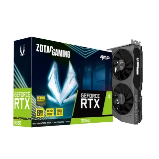 【ZOTAC 索泰】GAMING GeForce RTX 3050 AMP 顯示卡(送大鼠墊)