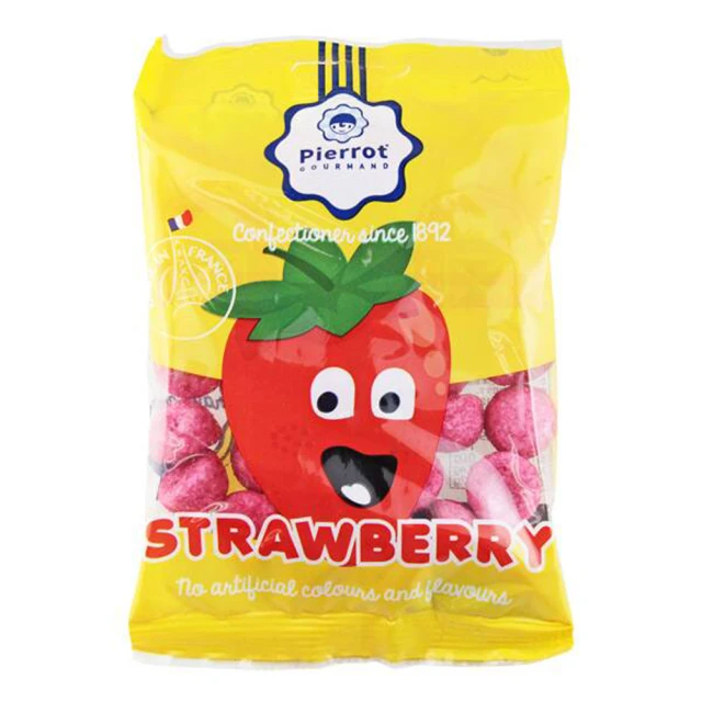 【咖樂迪咖啡農場】Pierrot 草莓風味軟糖(80g/1包)