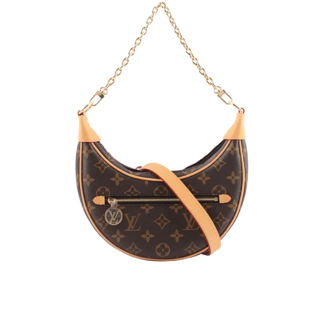 【Louis Vuitton 路易威登】Monogram Loop 半月肩背/手提包(M81098)