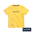 【EDWIN】江戶勝 男裝 繽紛LOGO短袖T恤(黃色)