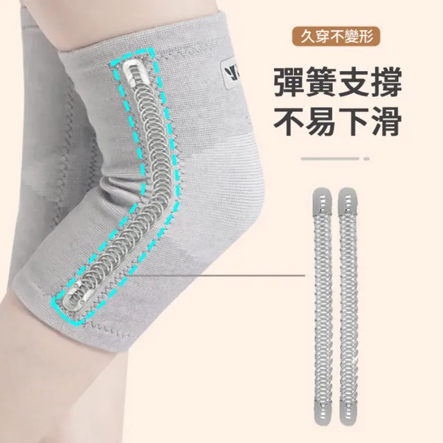 【kingkong】四面彈力支撐毛絨護膝 運動舒緩護膝 膝蓋保暖(一對)