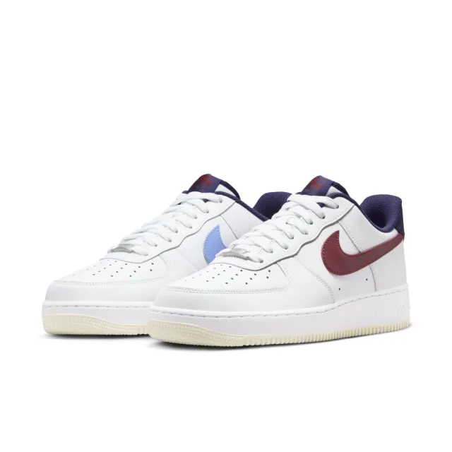 【NIKE 耐吉】休閒鞋 男鞋 運動鞋 AF1 AIR FORCE 1 07 白紅藍 FV8105-161